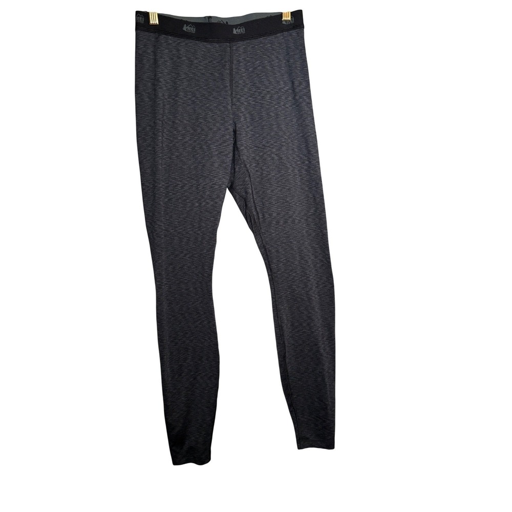 REI Co-op Womens XS‎ Midweight Base Layer Bottoms Gray Heather Leggings Gorpcore